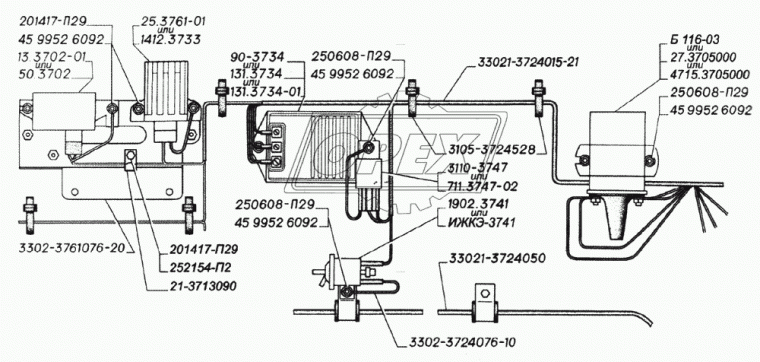 131.3734 Транзист.коммутатор L=78х140х37 3конт 12v (ГАЗ.ПАЗ) (140х78х51) СОАТЭ